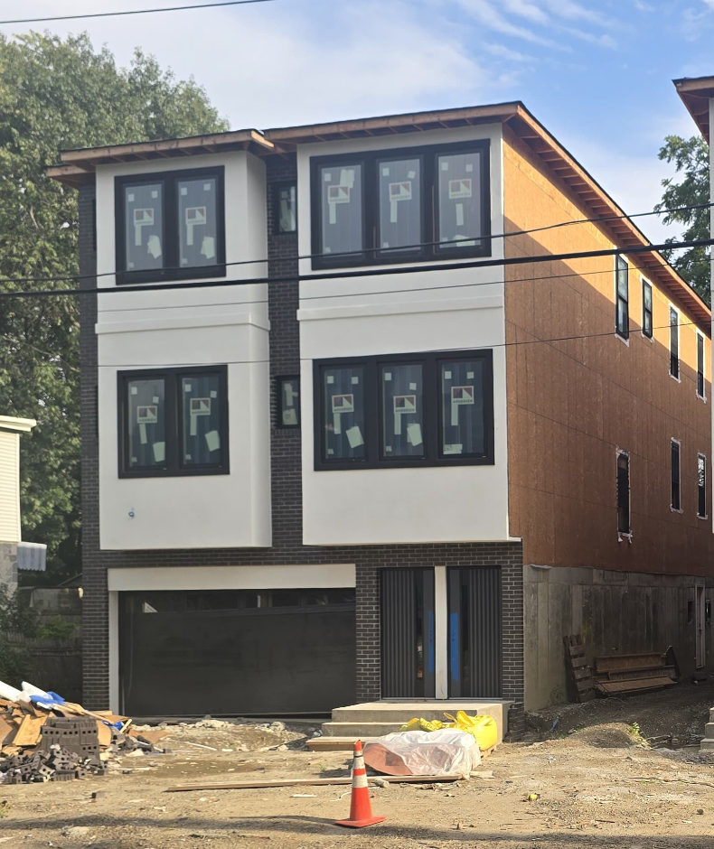 28 Millington Street, Mount Vernon — left building exterior showing current construction progress